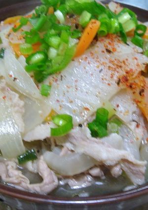 あまりもので「豚汁そば」-レシピのメイン写真