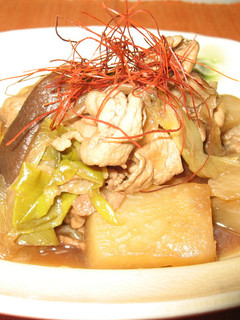 ★聖護院大根と豚肉の煮物★-レシピのメイン写真