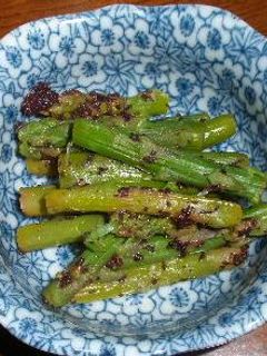 アスパラのゆかり和え-レシピのメイン写真