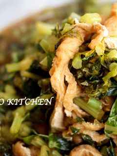 【大根の葉と油揚げの甘辛煮】-レシピのメイン写真