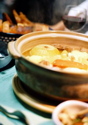 土鍋でじんわり。かたまり肉の本格ポトフ-レシピのメイン写真