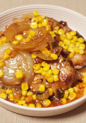 豚ロース肉の蒸し煮♪ケチャップ味-レシピのメイン写真