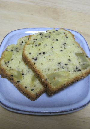絶品！さつまいもの黒ゴマハニーケーキ-レシピのメイン写真