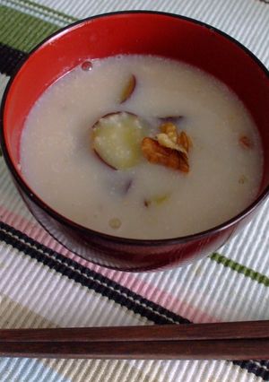 ほっこり☆さつま芋と雑穀の豆乳スープ-レシピのメイン写真