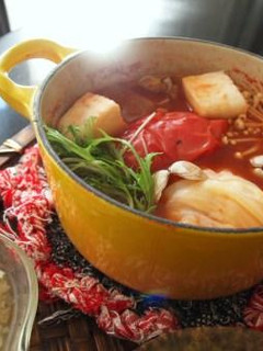 野菜たっぷりぽかぽかトマト鍋-レシピのメイン写真