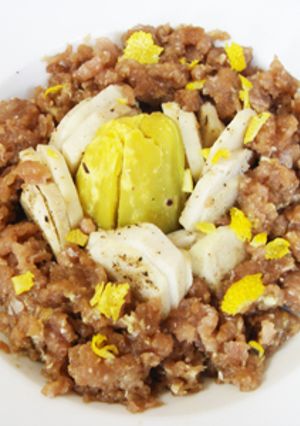 冷凍焼けしたメバチマグロの後始末-レシピのメイン写真