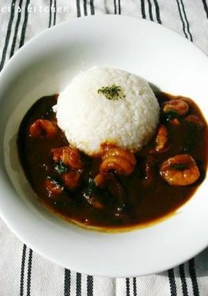 海老とほうれん草のカレー-レシピのメイン写真