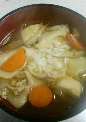 野菜たっぷり!岩手の郷土料理ひっつみ-レシピのメイン写真