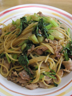 簡単おいしい☆セロリと豚肉の和風パスタ-レシピのメイン写真