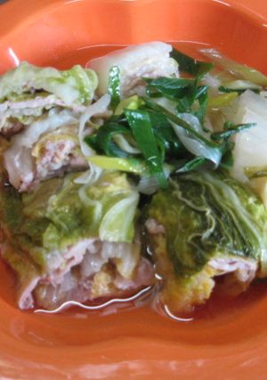 簡単☆白菜と豚肉の重ね蒸し☆-レシピのメイン写真