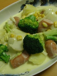 白菜のコーンポタージュ煮-レシピのメイン写真