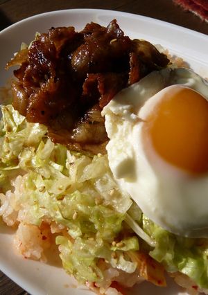 カフェ風？豚キムチ丼☆-レシピのメイン写真