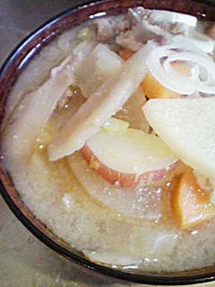 豚(こま)汁!-レシピのメイン写真