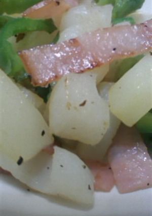 れんこんとジャガイモの根菜炒め♪-レシピのメイン写真