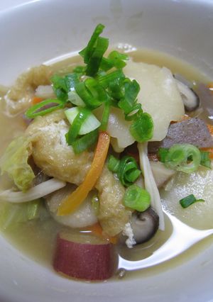 野菜たっぷり♡モチモチすいとん汁-レシピのメイン写真