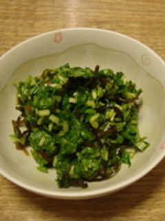 簡単☆水菜の韓国風浅漬け-レシピのメイン写真