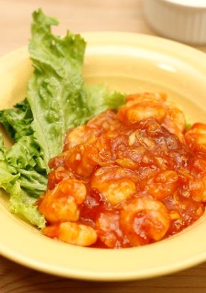 *かんたんエビチリ-レシピのメイン写真