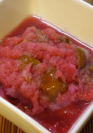 紫大根でなめこおろし-レシピのメイン写真
