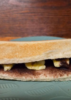 簡単！あんバタートーストサンド-レシピのメイン写真