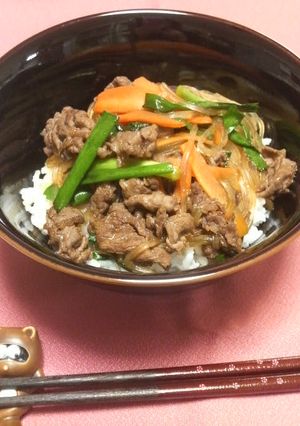 給料日前の牛スタミナ丼-レシピのメイン写真
