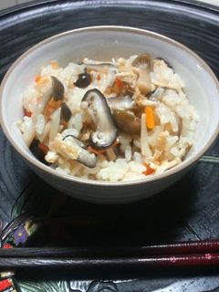 秋の味☆キノコの炊き込みご飯-レシピのメイン写真