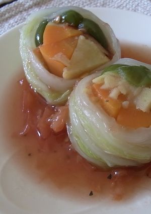 簡単マクロビ野菜巻き-レシピのメイン写真