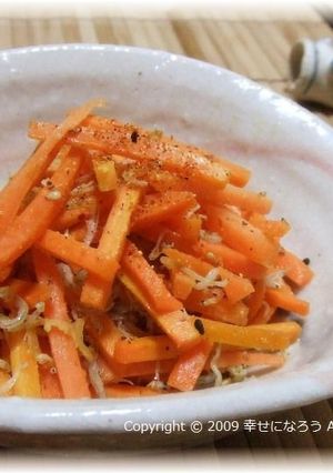 にんじんとしらすの塩きんぴら-レシピのメイン写真