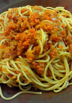 ベジミートソースのパスタ-レシピのメイン写真