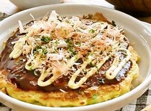市販のお好み焼き粉で❤ﾌﾜﾌﾜお好み焼き-レシピのメイン写真