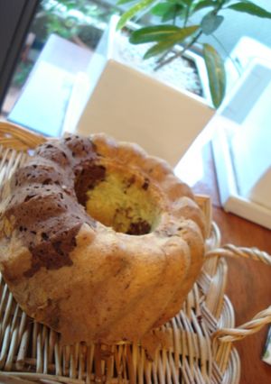 チョコマーブルケーキ～栗入り～-レシピのメイン写真
