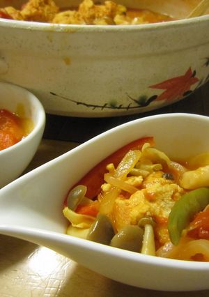 鶏団子のトマト鍋-レシピのメイン写真