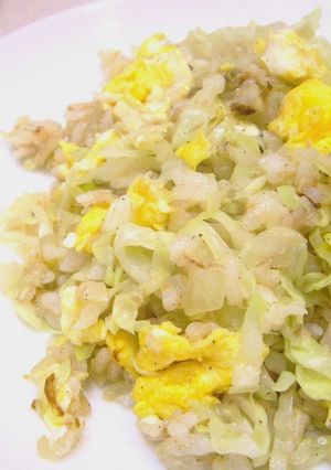 簡単♥さっぱり♥ツナマヨ＆キャベツ炒飯-レシピのメイン写真