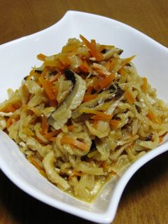 しいたけ入り♪切り干し大根の煮物-レシピのメイン写真