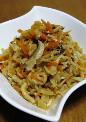 しいたけ入り♪切り干し大根の煮物-レシピのメイン写真