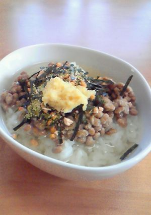 ランチ♬新陳代謝アップ！生姜納豆お茶漬け-レシピのメイン写真