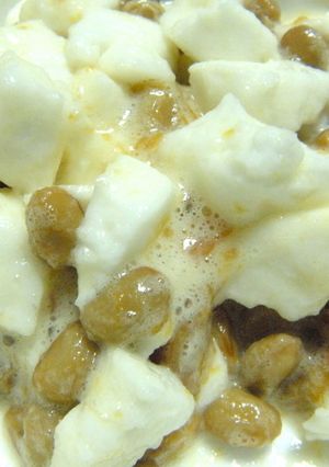 ネバネバ納豆に★ふわはんぺんIN!梅風味-レシピのメイン写真