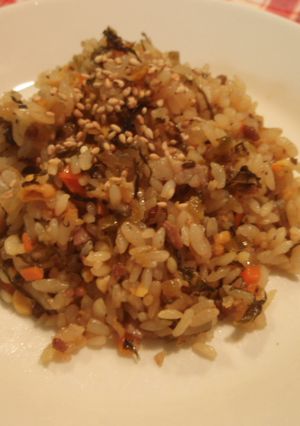 高菜そぼろチャーハン-レシピのメイン写真
