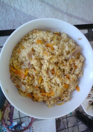 しらす☆ベーコン☆人参の炊き込みご飯。-レシピのメイン写真