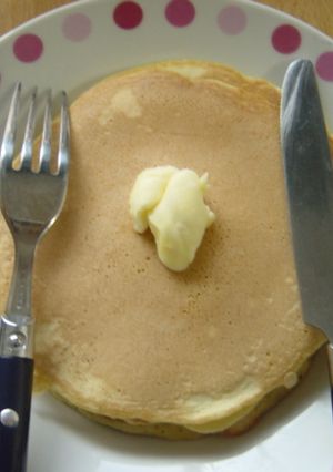 重曹でホットケーキ-レシピのメイン写真
