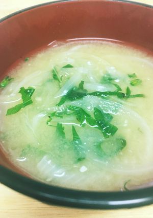 紫蘇の風味たっぷり味噌汁-レシピのメイン写真