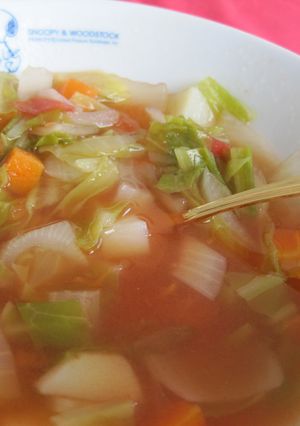 時短で簡単♪　トマトスープ-レシピのメイン写真