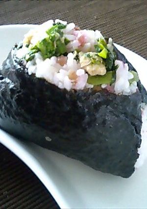スパムと大根葉のおにぎり-レシピのメイン写真