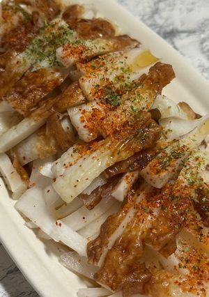 新玉ねぎとちくわ(身内専用)-レシピのメイン写真