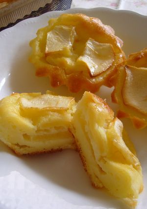 りんごとヨーグルトの半熟ケーキ-レシピのメイン写真