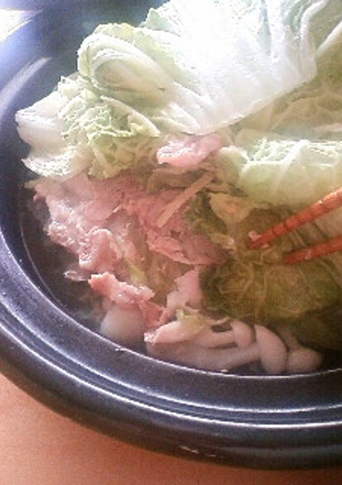 タジン鍋で☆白菜と豚肉の重ね蒸し-レシピのメイン写真