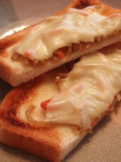 きんぴらチーズトースト-レシピのメイン写真