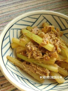 セロリのツナごま-レシピのメイン写真