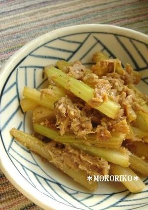 セロリのツナごま-レシピのメイン写真