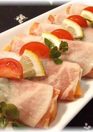 お正月・簡単おせち柿のイタリアンなます-レシピのメイン写真