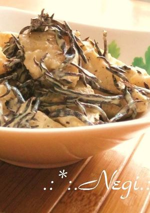 ∮ 里芋とひじきの味噌マヨサラダ ∮-レシピのメイン写真